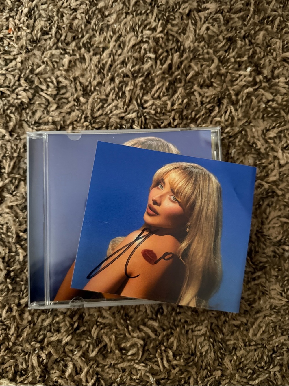 Signed Sabrina Carpenter cd